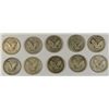 Image 2 : (10) STANDING LIBERTY QUARTERS (17 I, 17 II, 19, 20, 23, 25, 26, 26-D, 26-S, 27)