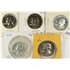 Image 1 : (5) PROOF WASHINGTON QUARTERS (57, 61, 62, 63, 64)