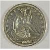 Image 1 : 1842 SEATED HALF DOLLAR (MEDIUM DATE) AU-55