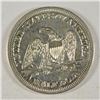 Image 2 : 1842 SEATED HALF DOLLAR (MEDIUM DATE) AU-55