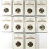 Image 1 : LOT OF ( 10 ) 1965 SMS WASHINGTON QUARTERS, NGC  MS-66