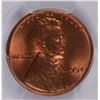 Image 2 : 1954 LINCOLN CENT, PCGS MS-66 RED!  RARE!!