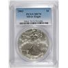 Image 1 : 2003 AMERICAN SILVER EAGLE, PCGS MS-70! PERFECT!