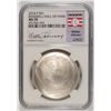 Image 1 : 2014 BASEBALL HALL OF FAME COMMEM SILVER DOLLAR NGC MS-70  WALTER JOHNSON LABEL
