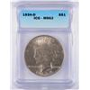 Image 1 : 1934-D PEACE SILVER DOLLAR, ICG MS-62