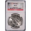 Image 1 : 1922-S PEACE DOLLAR NGC MS-63