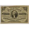 Image 1 : 1863 THREE CENT US FRACTIONAL NOTE VF/XF