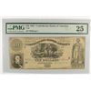 Image 1 : 1861 $10 CONFEDERATE STATES OF AMERICA PMG 25