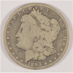 1893-O MORGAN DOLLAR G/VG