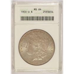 1900-O MORGAN DOLLAR ANACS MS-64