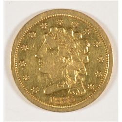 1838 $2.5 CLASSIC HEAD GOLD XF