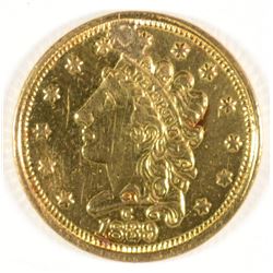 1839-C $2.5 CLASSIC HEAD GOLD (POLISHED)