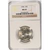 Image 1 : 1956 WASHINGTON QUARTER, NGC MS-65 GEM