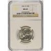Image 1 : 1961-D WASHINGTON QUARTER, NGC MS-65 GEM
