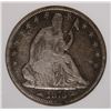 Image 2 : 1873-CC SEATED HALF DOLLAR ANACS FINE-12