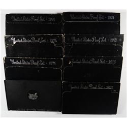 U.S. Pf SETS: (2) 1974-1 NO BOX, 1975, (3) 1976, 1977 AND 1979