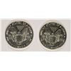 Image 2 : (2) 1990 AMERICAN SILVER EAGLES, UNC. COINS MAY HAVE SLIGHT SCRATCH/IMPERFECTION