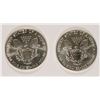 Image 2 : (2) 1991 AMERICAN SILVER EAGLES, UNC. COINS MAY HAVE SLIGHT SCRATCH/IMPERFECTION
