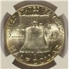 Image 3 : 1948 FRANKLIN HALF DOLLAR, NGC MS-64 FBL BEAUTIFUL OBVERSE TONING
