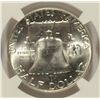 Image 3 : 1954 FRANKLIN HALF DOLLAR, NGC MS-65