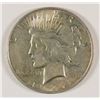 Image 1 : 1927-D PEACE SILVER DOLLAR, AU-53