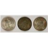 Image 2 : PEACE SILVER DOLLARS: ( 2 ) 1923 MS-64 & 1935-AU