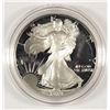 Image 1 : 1989 PROOF AMERICAN SILVER EAGLE IN  NICE ORIGINAL BOX WITH COA