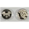 Image 1 : PROOF COMMEM. SILVER DOLLARS: 2011 MEDAL OF HONOR & 2012 STAR SPANGLED BANNER
