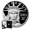 Image 1 : 2003-W 1/10 oz Proof Platinum American Eagle (w/Box & COA)