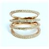 Image 2 : Diamond 0.47 ct Ring, 6.18 gram 14K Rose Gold