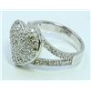 Image 2 : Diamond 1.09 ct Ring, 6.76 gram 14K White Gold