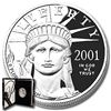 Image 1 : 2001-W 1/2 oz Proof Platinum American Eagle (w/Box & COA)
