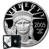 Image 1 : 2005-W 1/10 oz Proof Platinum American Eagle (w/Box & COA)