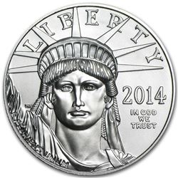 2014 1 oz Platinum American Eagle BU