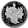 Image 2 : 2006-W 1/4 oz Proof Platinum American Eagle (w/Box & COA)