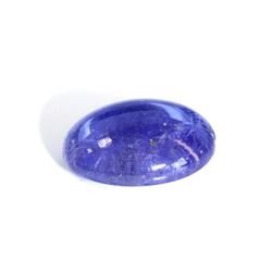 13 ct & up Cabuchon Tanzanite Oval Shaped (13.66)