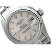 Image 2 : Lady's Rolex Stainless Steel Oyster Perpetual Date Watch. Silver Dial. Stainless Steel Engine Turn B