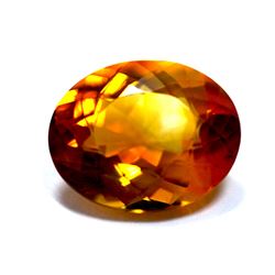 6.80 ct & up CITRINE OVAL CUT