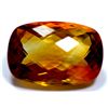 Image 1 : 11.30 ct & up CITRINE CUSHION CUT faceted