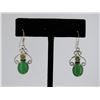 Image 1 : Sterling Silver .925 Vintage Peridot Earrings