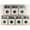 Image 2 : LOT OF ( 7 ) 1967 SMS WASHINGTON QUARTERS, NGC MS-67