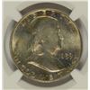 Image 2 : 1959-D FRANKLIN HALF DOLLAR, NGC MS-66 FBL SUPER POPULATION OF ONLY 30 PIECES!