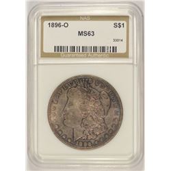 1896-O MORGAN DOLLAR NAS MS-63