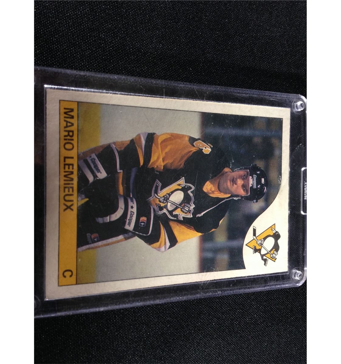 1985 OPC 9 MARIO LEMIEUX ROOKIE CARD 1985 OPC 9 MARIO LEMIEUX ROOKIE CARD