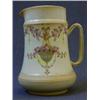 Image 1 : A CROWN DEVON BLUSH IVORY JUG, early 20th Century, floral swags design, marked 'Etna', height 18c...