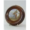 Image 1 : A STAFFORDSHIRE POT LID, 'Garibaldi', diameter 10cm, mahogany frame  £30-50...