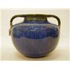 Image 1 : A DENBY 'ELECTRIC BLUE' TWIN HANDLED VASE, height 20cm  £30-40...