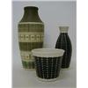 Image 1 : A DENBY 'BURLINGTON' WARE PLANT POT, and vase, with a Langley baluster vase, heights 11cm, 21cm a...