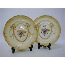 A PAIR OF CROWN DEVON PLATES, 'Festoon' pattern, diameter 24cm (2)  £30-40...