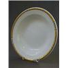 Image 1 : A CUNNARD STEAMSHIP CO SOUP PLATE, gilt border, maker Booths, (reputed to have been dredged off t...